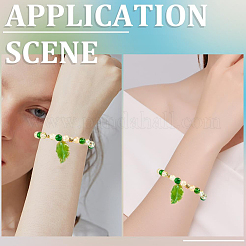 70шт прозрачные стеклянные подвески&nbsp;GLAA-PA0001-11B