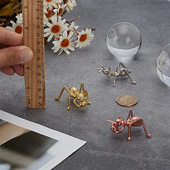 3 шт. 3-цветный сплав скульптурных украшений для показа&nbsp;DJEW-FG0001-37