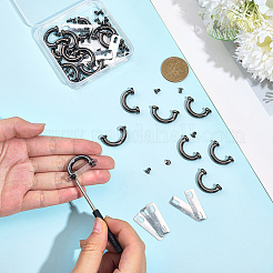 18 шт. пряжки D-образного типа из сплава для арочного моста&nbsp;FIND-CL0001-54B