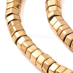 Гальванические нити из синтетических немагнитных гематитовых бусин G-H027-F01-01