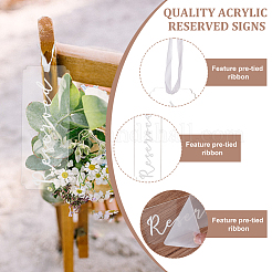 Акриловый знак бронирования мест AJEW-WH0534-61A