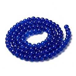 Нити круглых бусин из потрескавшегося стекла&nbsp;X-CCG-Q001-8mm-14