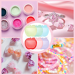 300 шт. 6 цвета ПВХ инь-ян подарочные пакеты с застежкой-молнией&nbsp;ABAG-PH0001-65B