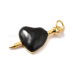 Подвески из латуни с эмалью в стойку&nbsp;KK-M230-05G