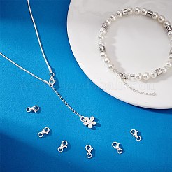 925 стерлингового серебра застежкой омар коготь&nbsp;STER-PH0002-66