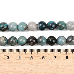 Природные хризоколлу бисер нитей&nbsp;G-K405-B01-8mm