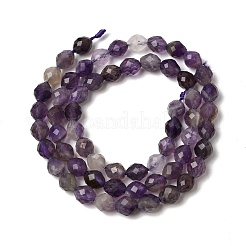 Природный аметист нитей бисера&nbsp;G-K376-F03-01