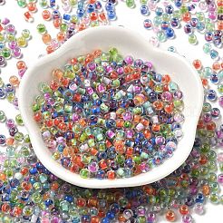 Прозрачный стеклянный круглый бисер&nbsp;X1-SEED-B001-05A-17