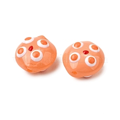 Прозрачные стеклянные эмалевые бусины&nbsp;LAMP-S079-01B