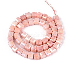 Антикоррозийные гальванические стеклянные бусины&nbsp;GLAA-T025-8mm-10I