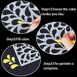 5 лист геометрических животных выдалбливают рисунок трафареты для рисования&nbsp;DIY-GF0009-79