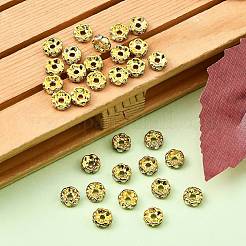 Латунные бусины разделители для поставки стразов&nbsp;LS-RB-A014-L6mm-28G