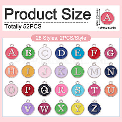 52 шт. Подвески из сплава с эмалью&nbsp;ENAM-TA0003-14