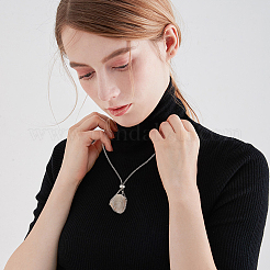 3 шт. 3 стиля ожерелья-мешочки из нержавеющей стали 304 для изготовления самородков драгоценных камней&nbsp;NJEW-BBC0001-24