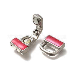 Застежки-застежки из латуни с эмалью&nbsp;KK-M313-40P-02