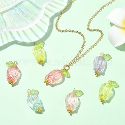 200 шт. подвески из прозрачного АБС-пластика&nbsp;PALLOY-CJ00120