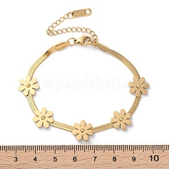 Браслеты-цепочки из хирургической нержавеющей стали 316&nbsp;LS-BJEW-P349-02G