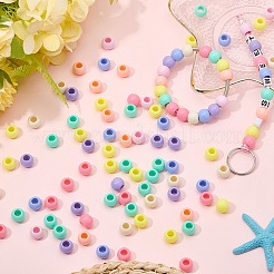 200 шт. Непрозрачные акриловые бусины&nbsp;SACR-SP0001-35B