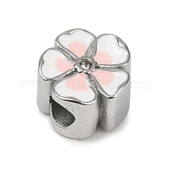 Европейские бусины из нержавеющей стали 304&nbsp;STAS-O097-47P-01