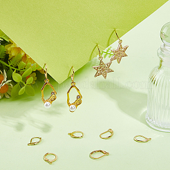 60 шт. 3 стиля фурнитуры для сережек с застежкой-молнией из нержавеющей стали 304&nbsp;STAS-BBC0008-30C