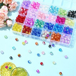 Наборы для изготовления браслетов из круглых стеклянных бусин своими руками&nbsp;DIY-YW0010-59