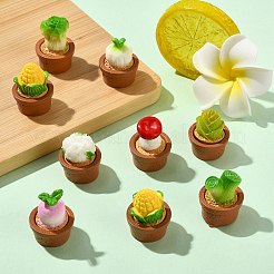 24 шт. 8 стиля декора для растений в горшках из смолы&nbsp;AJEW-CJ0001-80