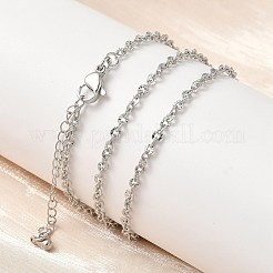 Цепочки из текстурированной латунной проволоки толщиной 2.5 мм&nbsp;NJEW-Z097-01P