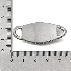 Подвески-коннекторы из нержавеющей стали 304 с кристаллами и стразами&nbsp;STAS-M119-06C-AS