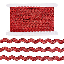 3 рулон полиэстеровой волнистой ленты для отделки бахромой&nbsp;OCOR-GF0004-46D