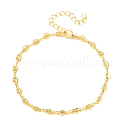 Браслеты из латунной цепочки для женщин&nbsp;BJEW-C140-23G