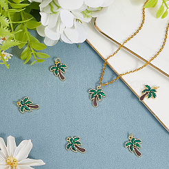 Кулоны с эмалью из латуни&nbsp;KK-BBC0020-19