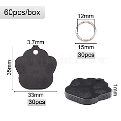60 шт. 2 подвески из алюминиевого сплава&nbsp;ALUM-BC0001-63B