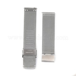 Ремешки для часов из нержавеющей стали 304&nbsp;STAS-WH0021-17P