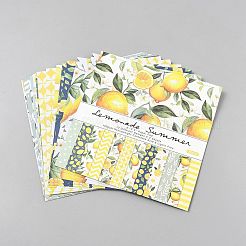 24 шт. 12 стиля блокнотов для скрапбукинга с лимонной тематикой&nbsp;DIY-WH20013-42