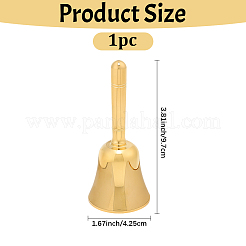 Латунный ручной колокольчик для вызова украшения&nbsp;AJEW-WH20018-194