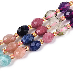 Нити из натуральных бусин содалита&nbsp;G-N358-04A-01