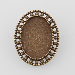 Сплавочная фурнитура для броши&nbsp;PALLOY-O038-33AB-NF