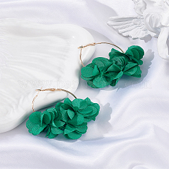 1 серьги-кольца из сплава пиар&nbsp;EJEW-LP0001-88A