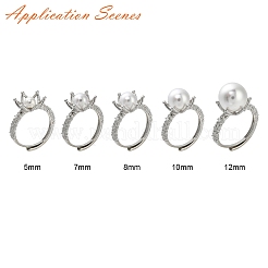 Регулируемые латунные кольца&nbsp;KK-WH0062-40P