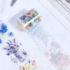 Узор из цветов для домашних животных самодельный альбом декоративные клейкие ленты&nbsp;DIY-WH20011-96F