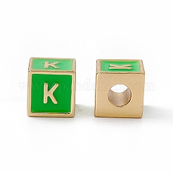 Стойки покрытие латунь эмаль бисер&nbsp;KK-B060-04G-02