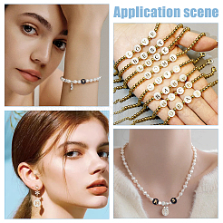 2 набор из 52 шт. 2-х цветов стеклянные бусины-имитаторы ракушек&nbsp;SHEL-WR0001-12