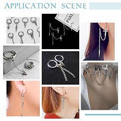 24 шт. ионное покрытие (IP) 201 подвески из нержавеющей стали&nbsp;STAS-UN0049-37