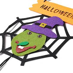 Тема хэллоуина войлочная ткань висит дверные знаки&nbsp;LS-HJEW-B005-02