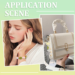 Набор для изготовления подвесок-браслетов из экологически чистого пищевого силикона в виде бабочек и цветов&nbsp;DIY-SC0024-85