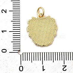 Латунь эмаль подвески&nbsp;KK-A268-15G-01