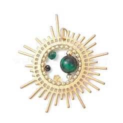 Подвески из натурального тигрового глаза и агата&nbsp;PALLOY-MZ01089