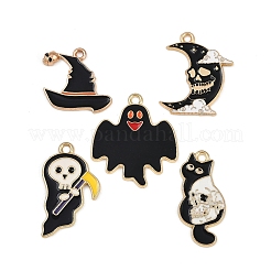 10 шт. 5 стиля подвески из экологически чистого сплава с эмалью&nbsp;ENAM-FP0003-20