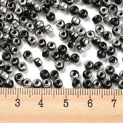 Стеклянные бусины цвета металлик&nbsp;SEED-Z001-C-D13