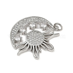 Латунные микро проложить кубического циркония подвески&nbsp;KK-R230-10P